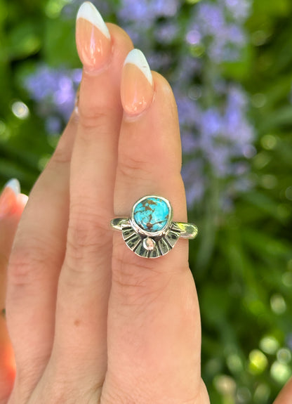 Deco Fan Ring - Size 6