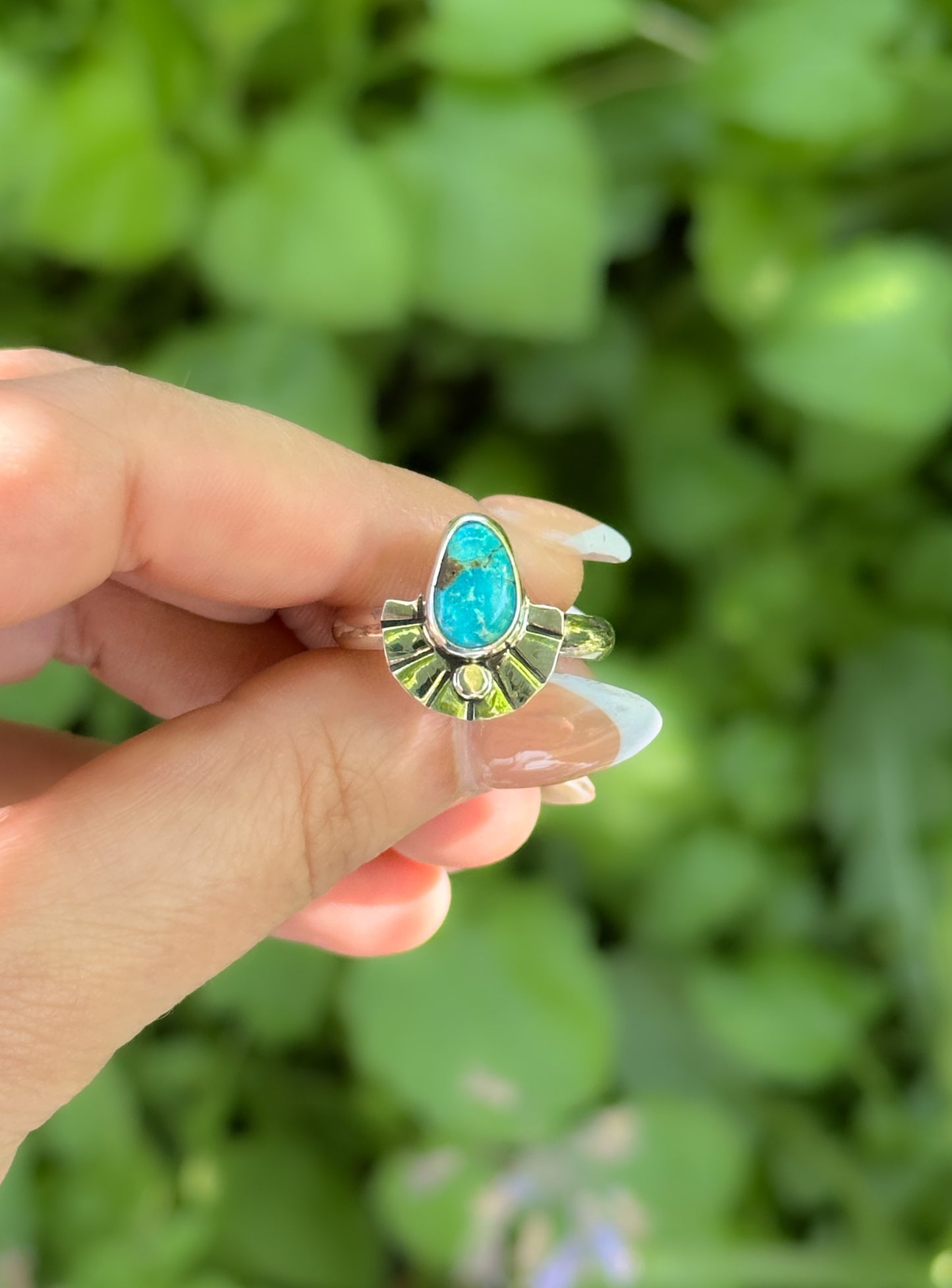 Deco Fan Ring - Size 9.5