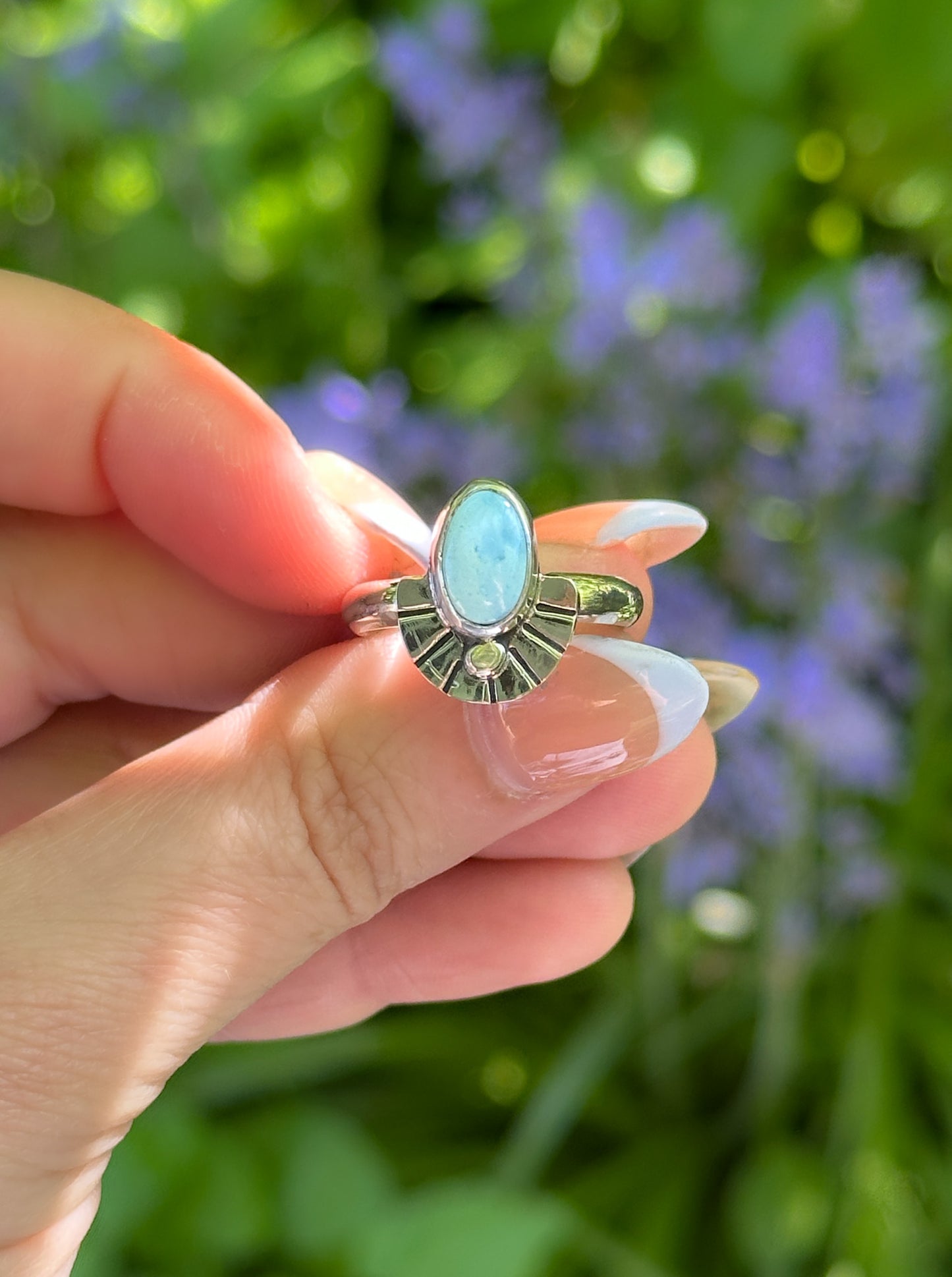 Deco Fan Ring - Size 7.5