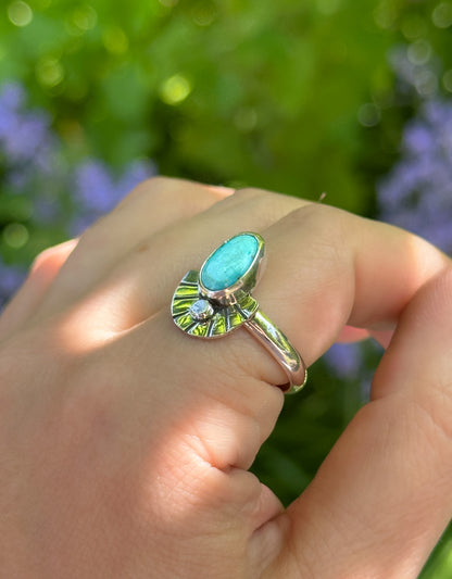 Deco Fan Ring - Size 10