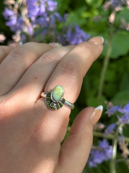 Deco Fan Ring - Size 7.5