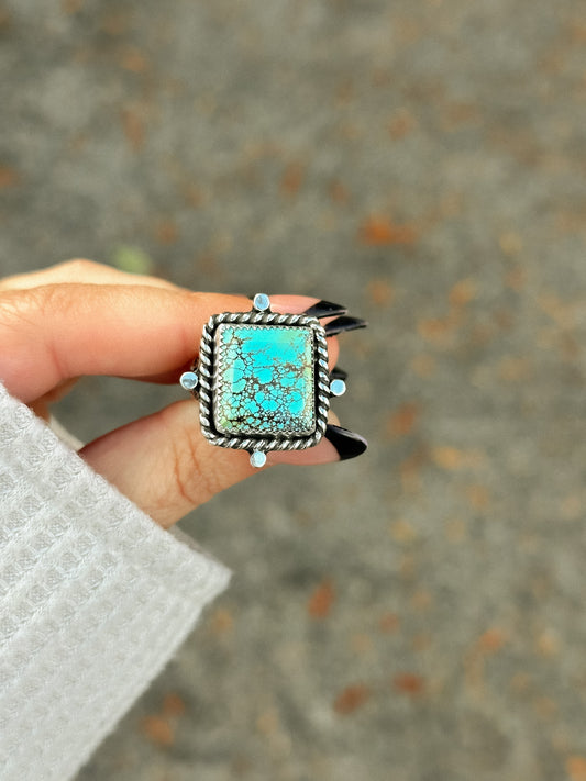 Turquoise Statement Ring - Size 9