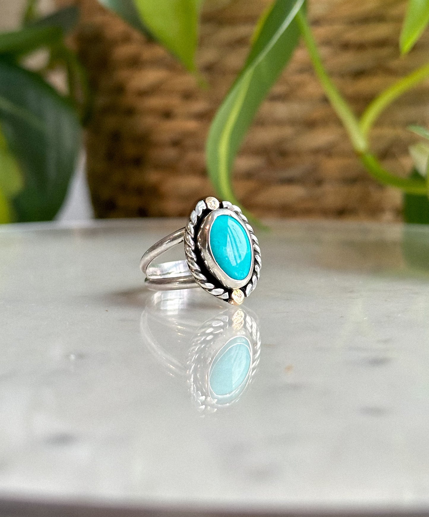 Turquoise Nova Ring - Size 7