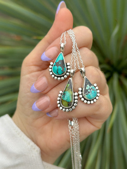 Turquoise Drop Necklace