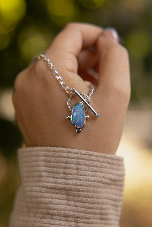 Opal Compass Necklace #1