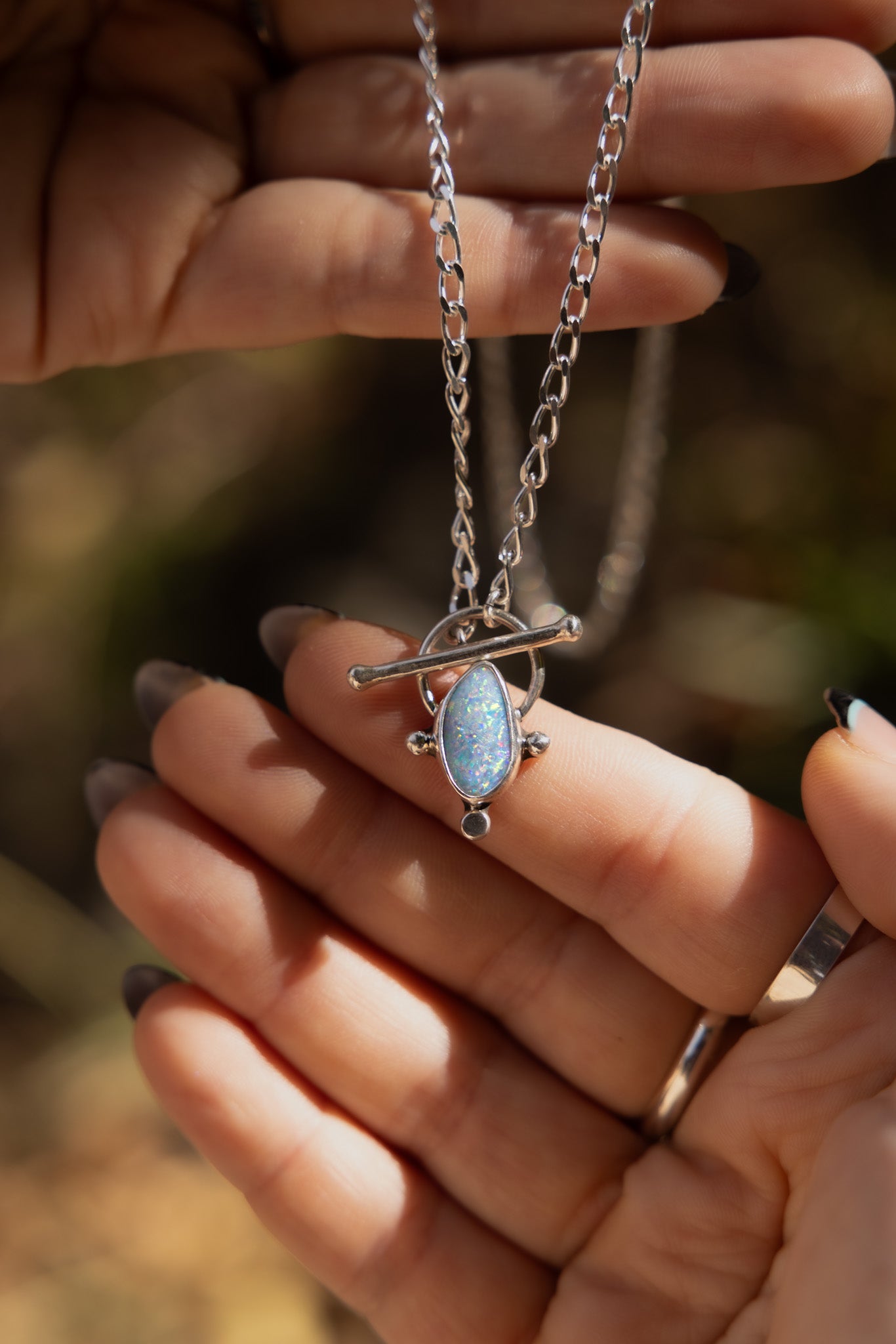 Opal Compass Necklace #4